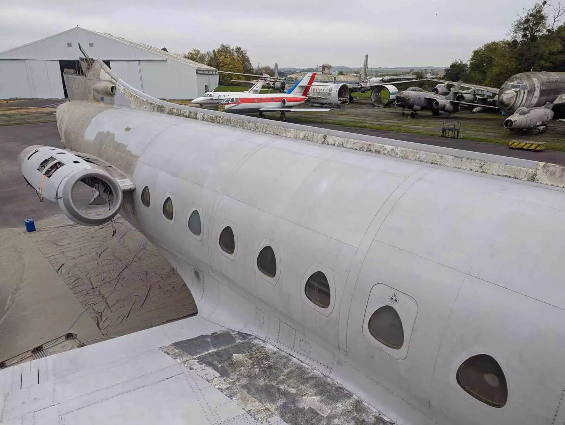 Decapage entier sur un Avion